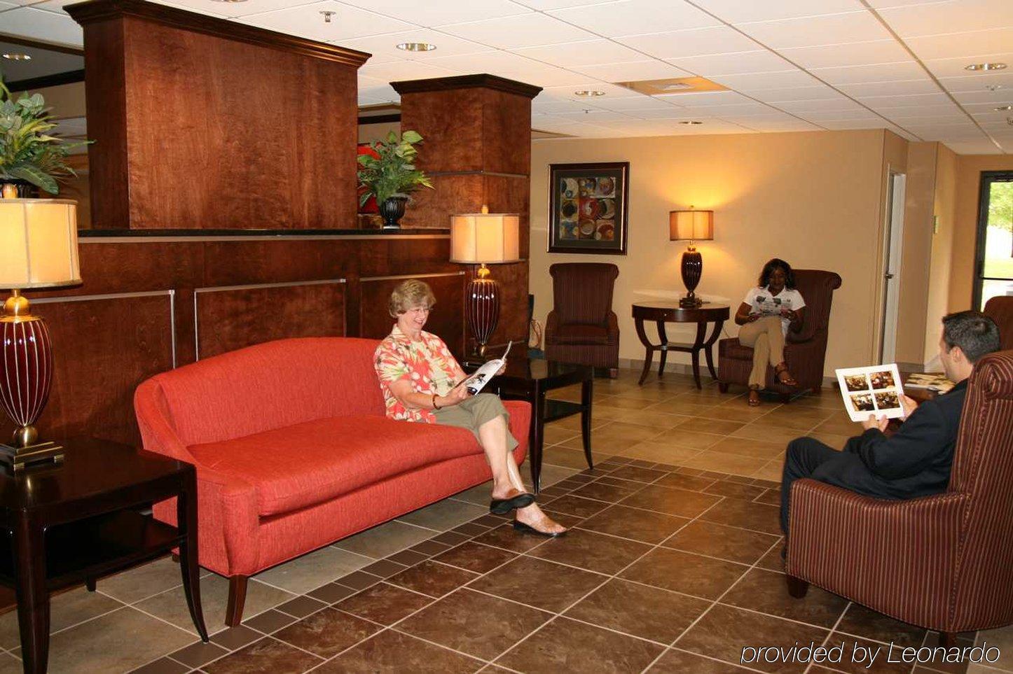 Hampton Inn Charlotte Monroe Beltér fotó